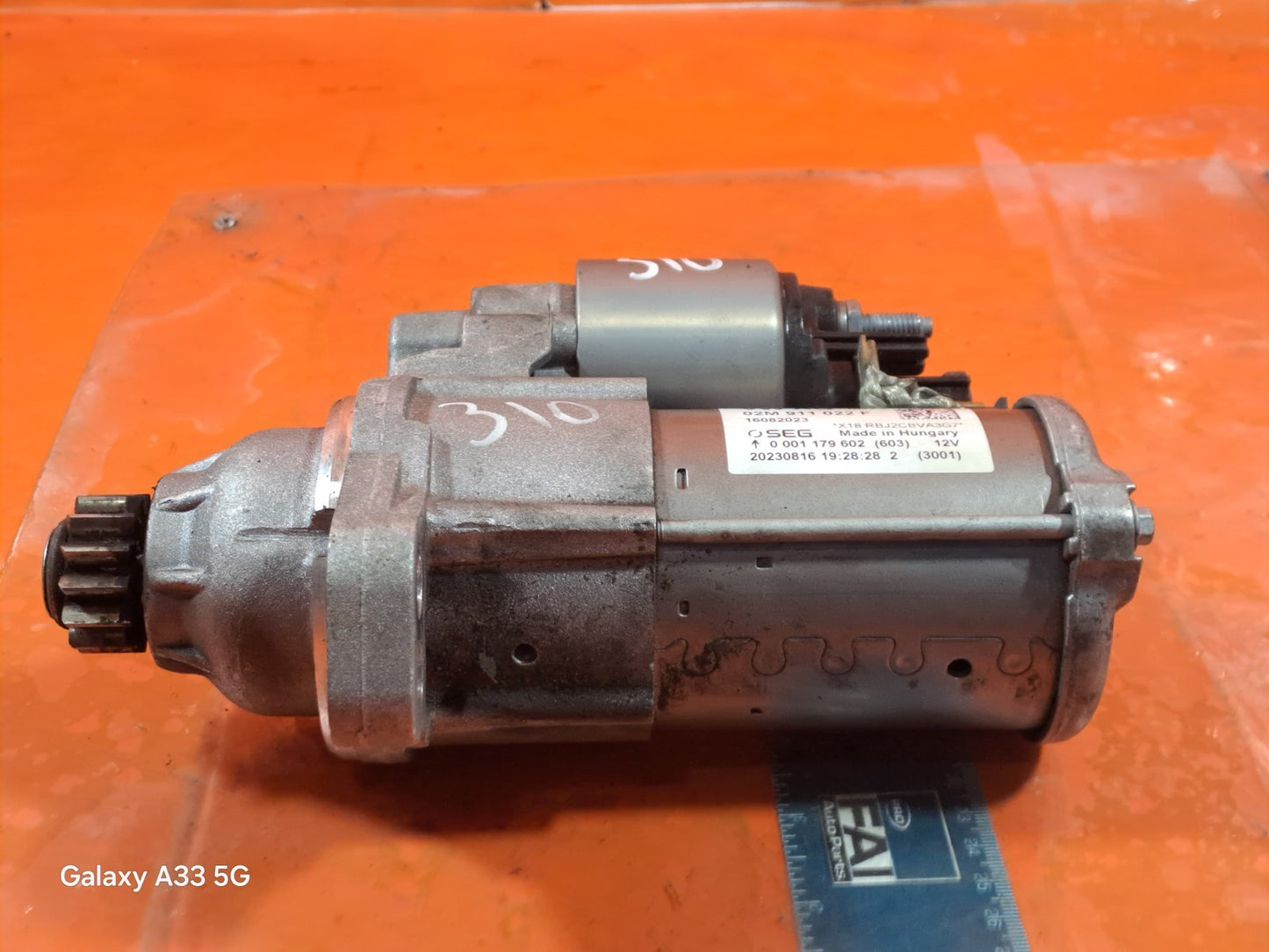 ✅2024 VW POLO LIFE 1.0P STARTER MOTOR 02M911022F + WARRANTY A310 - Image 7