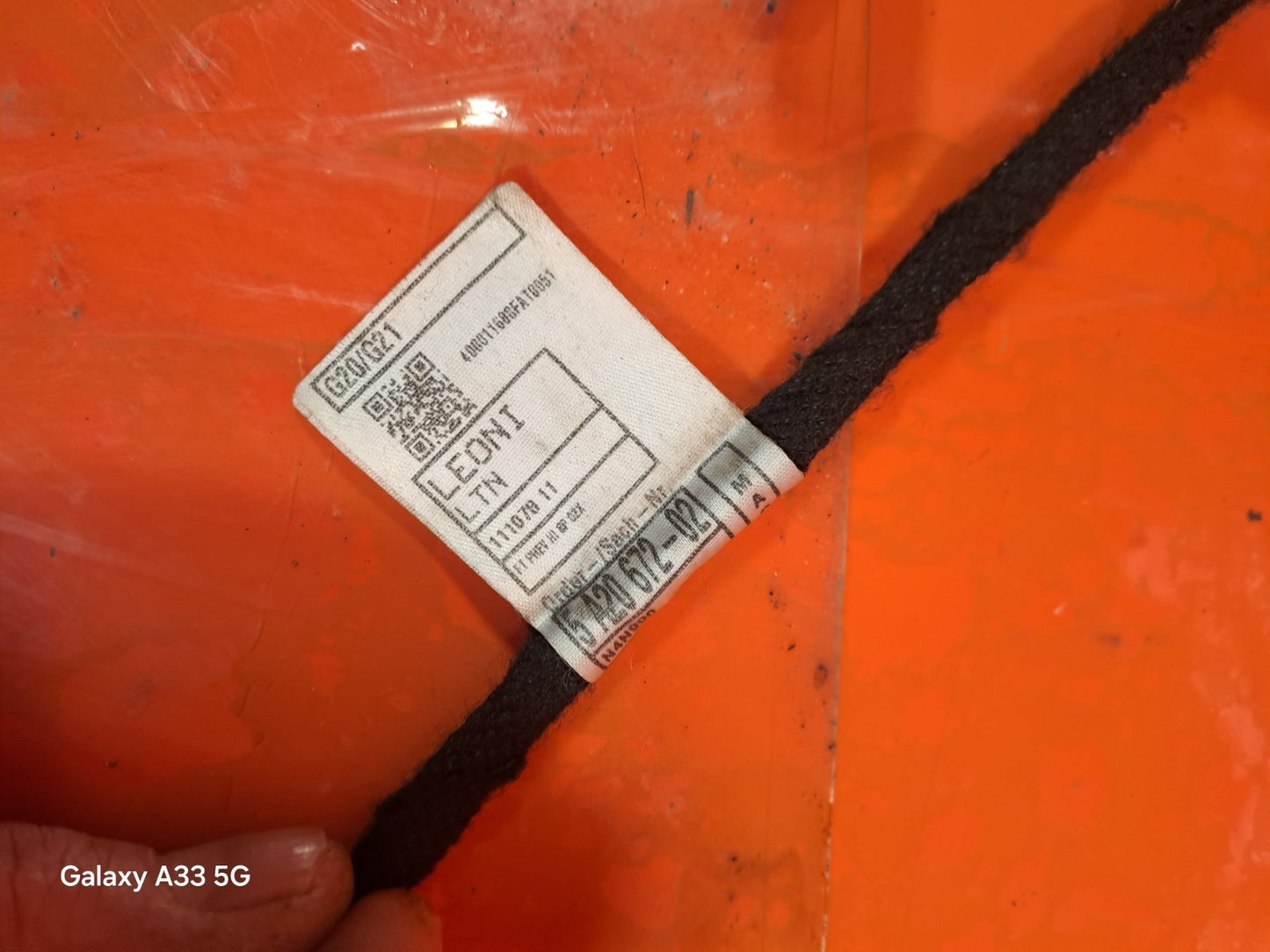 ✅BMW 330E G21 2.0 PETROL 2022 FRONT RIGHT DOOR WIRING LOOM 5A20672-02 Warranty - Image 9