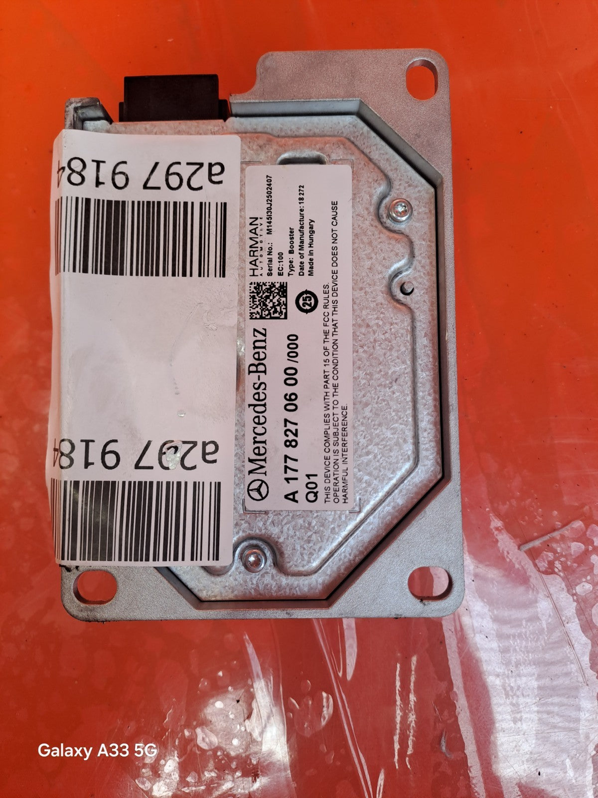 ✅Mercedes A180D W177 2018 1.5 Diesel HARMAN AMPLIFIER A1778270600 Warranty A297 - Image 8