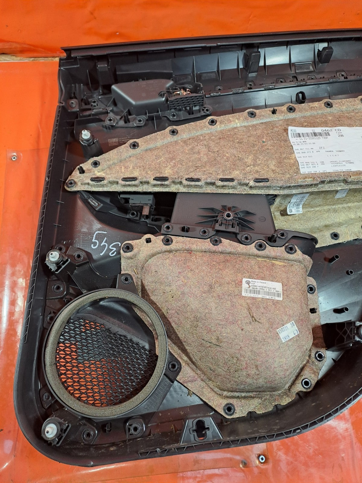 ✅VW GOLF R-LINE MK8 1.5 PETROL 2021 REAR LEFT DOOR CARD 5H6867211 Warranty A349 - Image 11
