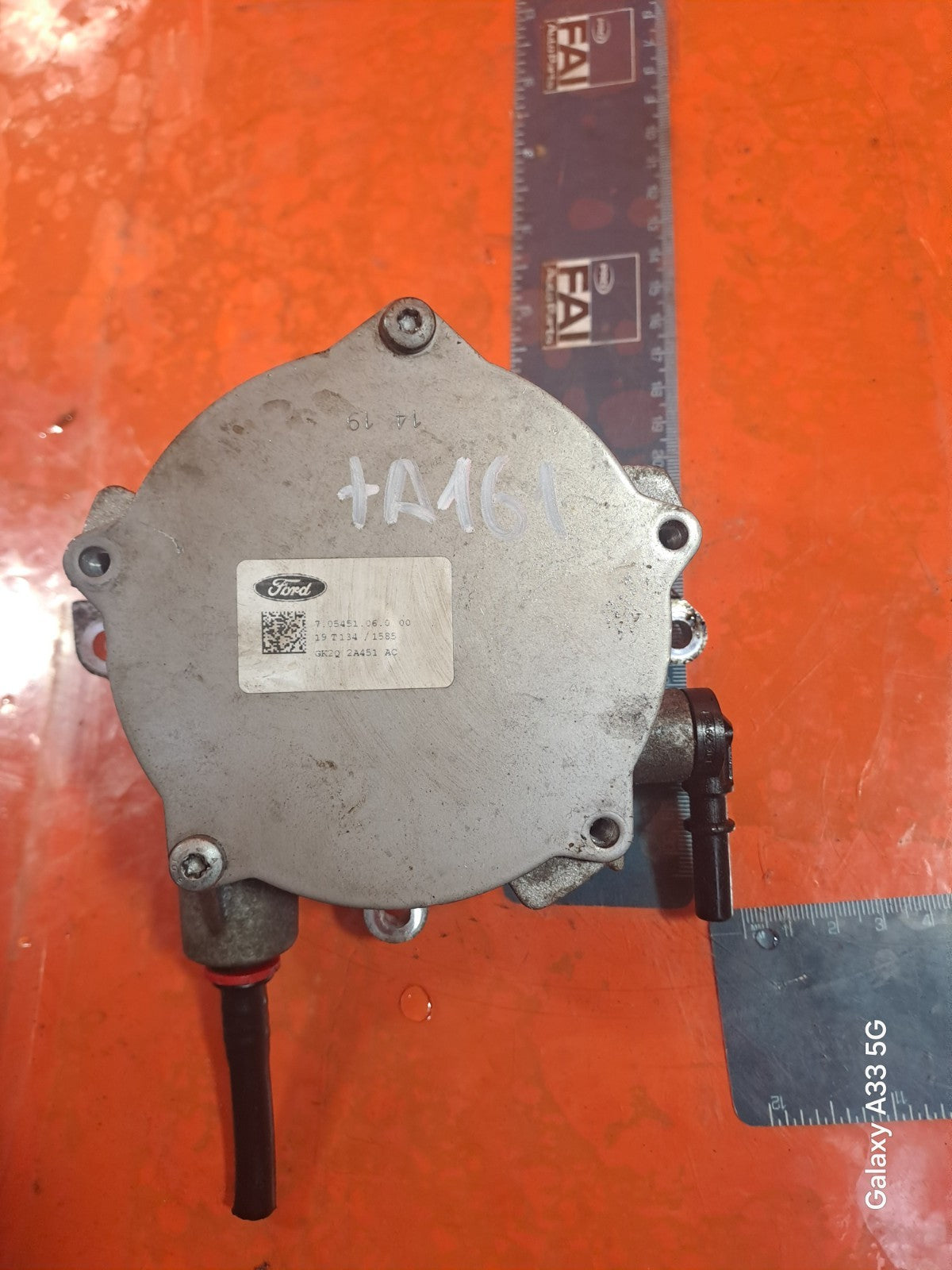 ✅FORD TOURNEO CUSTOM 320 2.0 DIESEL 2020 VACUUM PUMP GK2Q2A451AC Warranty A161 - Image 5