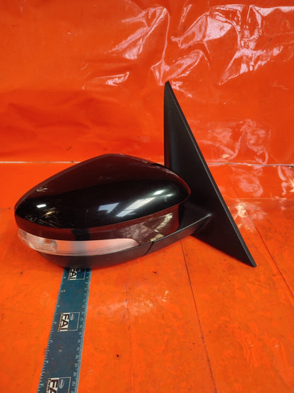 ✅2018 FORD GALAXY ZETEC FRONT RIGHT WING MIRROR BLACK EM2B17682GG A301 - Image 1
