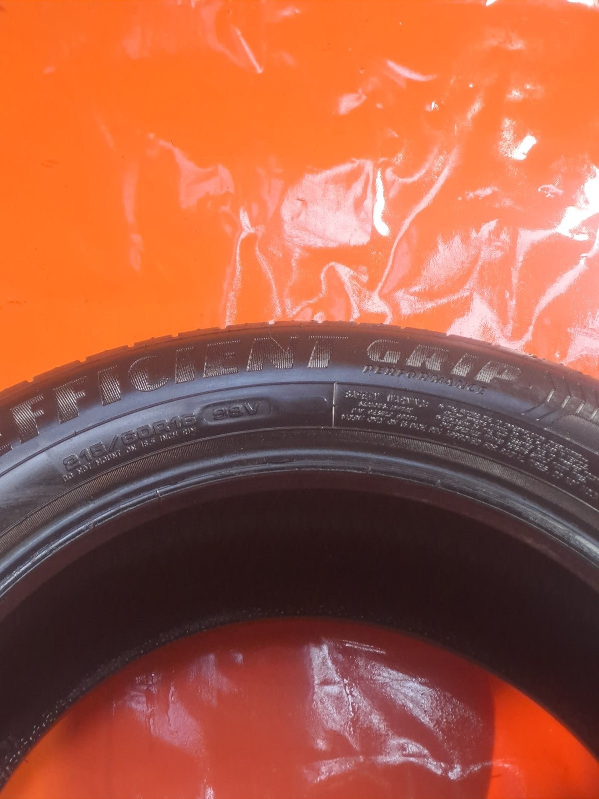 ✅GOODYEAR EFFICIENT GRIP 215/60 R16 TYRE 4.38 mm Warranty xAA - Image 2