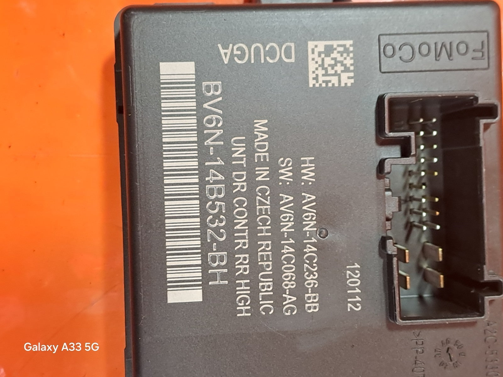 ✅2013 FORD FOCUS MK3 TITANIUM X REAR DOOR CONTROL MODULE BV6N-14B532-BH A313 - Image 6