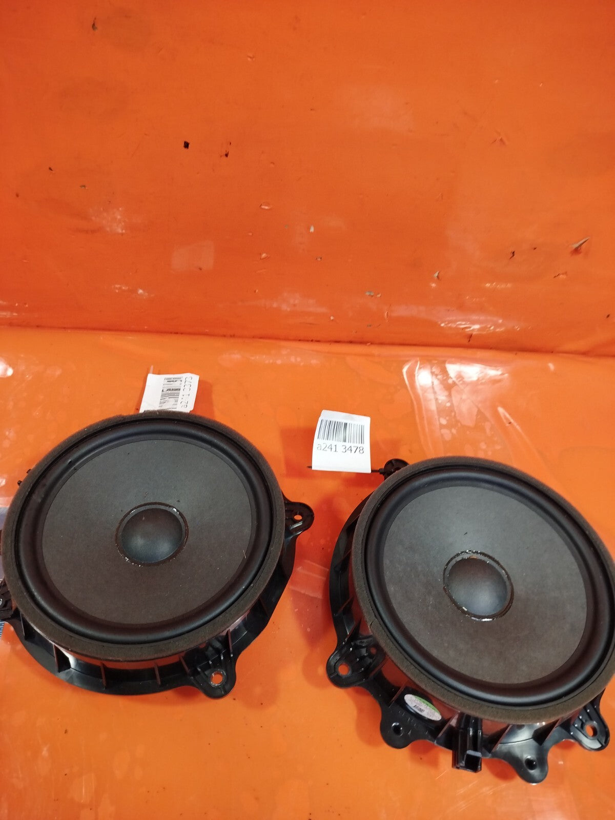 ✅2018-2025 TESLA MODEL 3 FRONT DOOR SPEAKERS PAIR 1079744-00-E + WARRANTY A241 - Image 1
