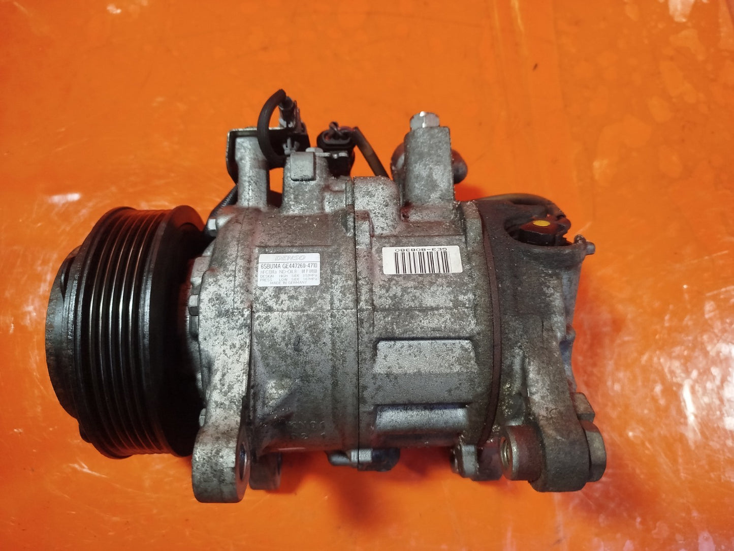 ✅BMW F30 320D 2.0 DIESEL 2012 N47D20O1 A/C AIR CON COMPRESSOR PUMP 9223694 A321 - Image 2