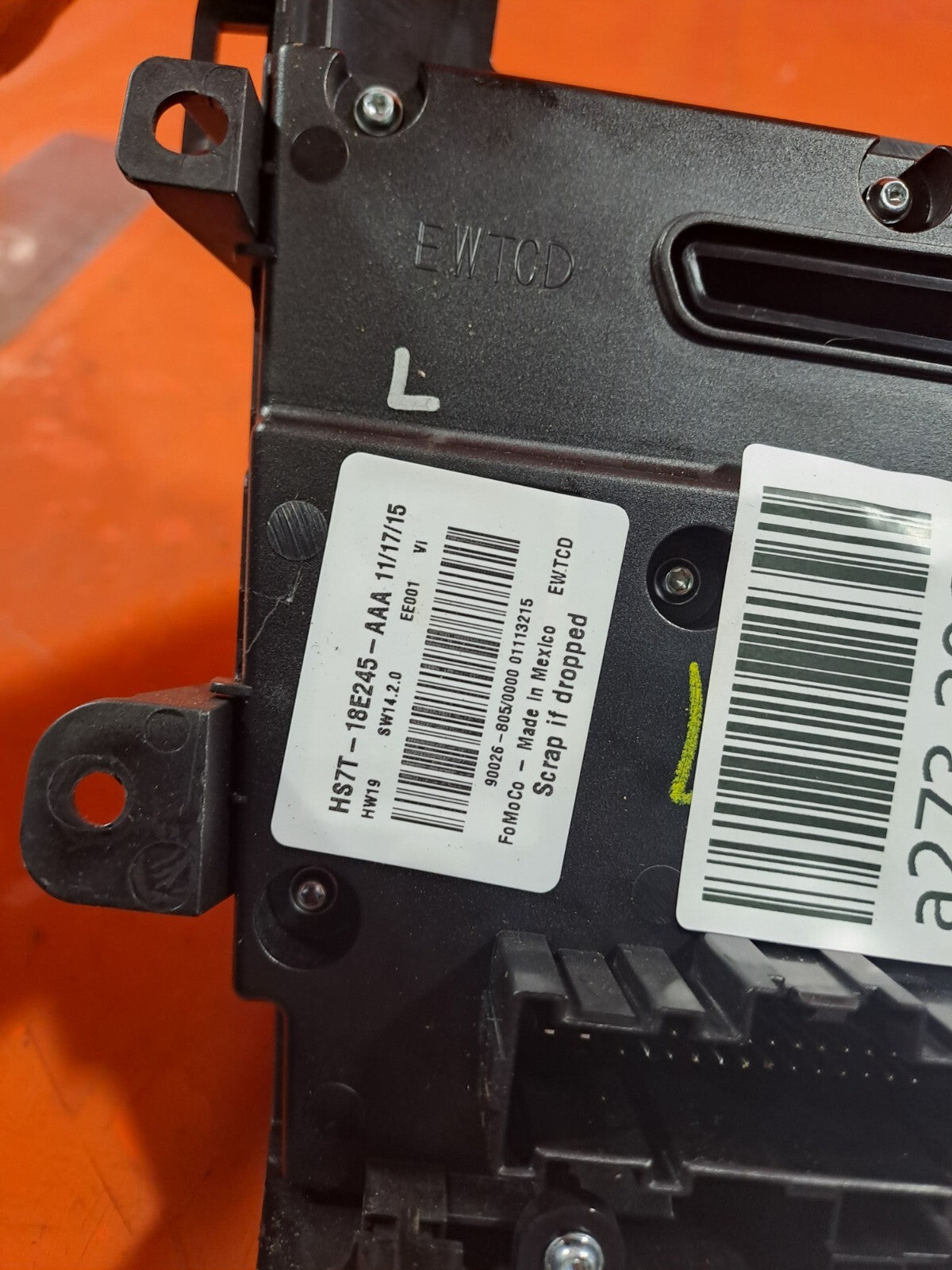 ✅2016 FORD MONDEO MK5 HEATER CLIMATE CONTROL SWITCH PANEL HS7T-18E245-AAA A273 - Image 9