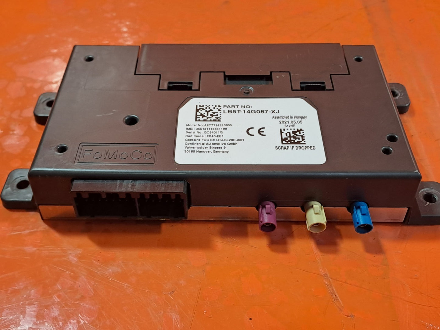 ✅2021 FORD PUMA ST-LINE X BLUETOOTH CONTROL MODULE LB5T-14G087-XJ +WARRANTY A335 - Image 5