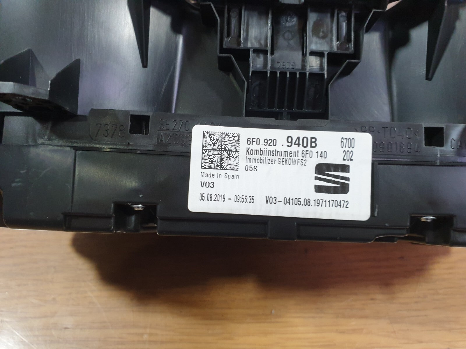 SEAT Arona Fr Tsi 1.0 Petrol 2019 MANUAL SPEEDOMETER INSTRUMENT CLUSTER A217 - Image 10