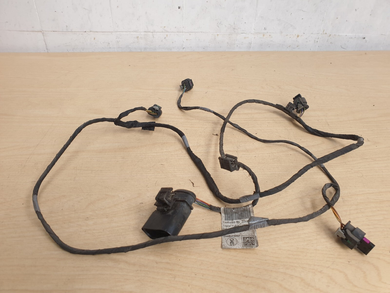 2019 AUDI A6 S LINE REAR BUMPER PARKING WIRE WIRING HARNESS 4K5971104AK A040 - Image 10