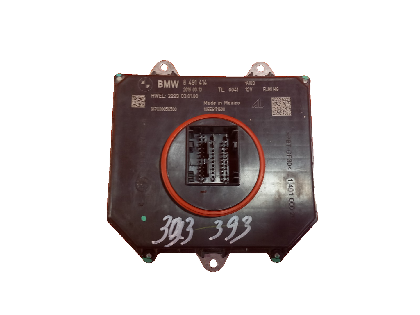 2019 BMW X3 G01 Headlight Control Module 8491414 Warranty A393 - Image 1