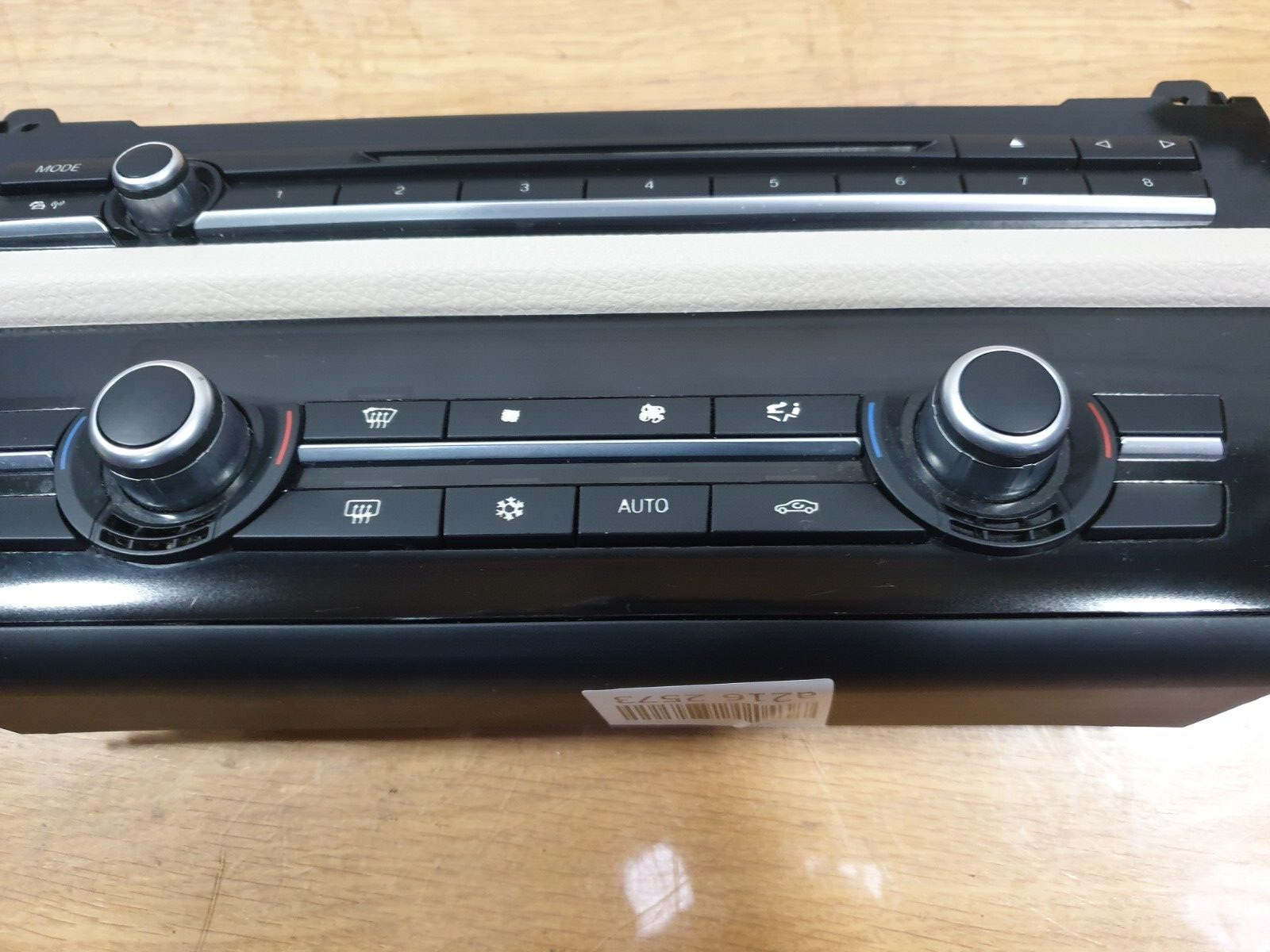 BMW 520D F11 2.0 DIESEL 2010 HEATER CONTROL AUDIO RADIO CD CONTROLLER PANEL A216 - Image 3