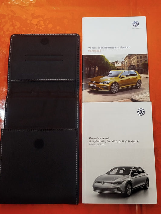 ✅VW GOLF R-LINE MK8 2.0 DIESEL 2020 OWNERS MANUAL HANDBOOK Warranty A346 - Image 2