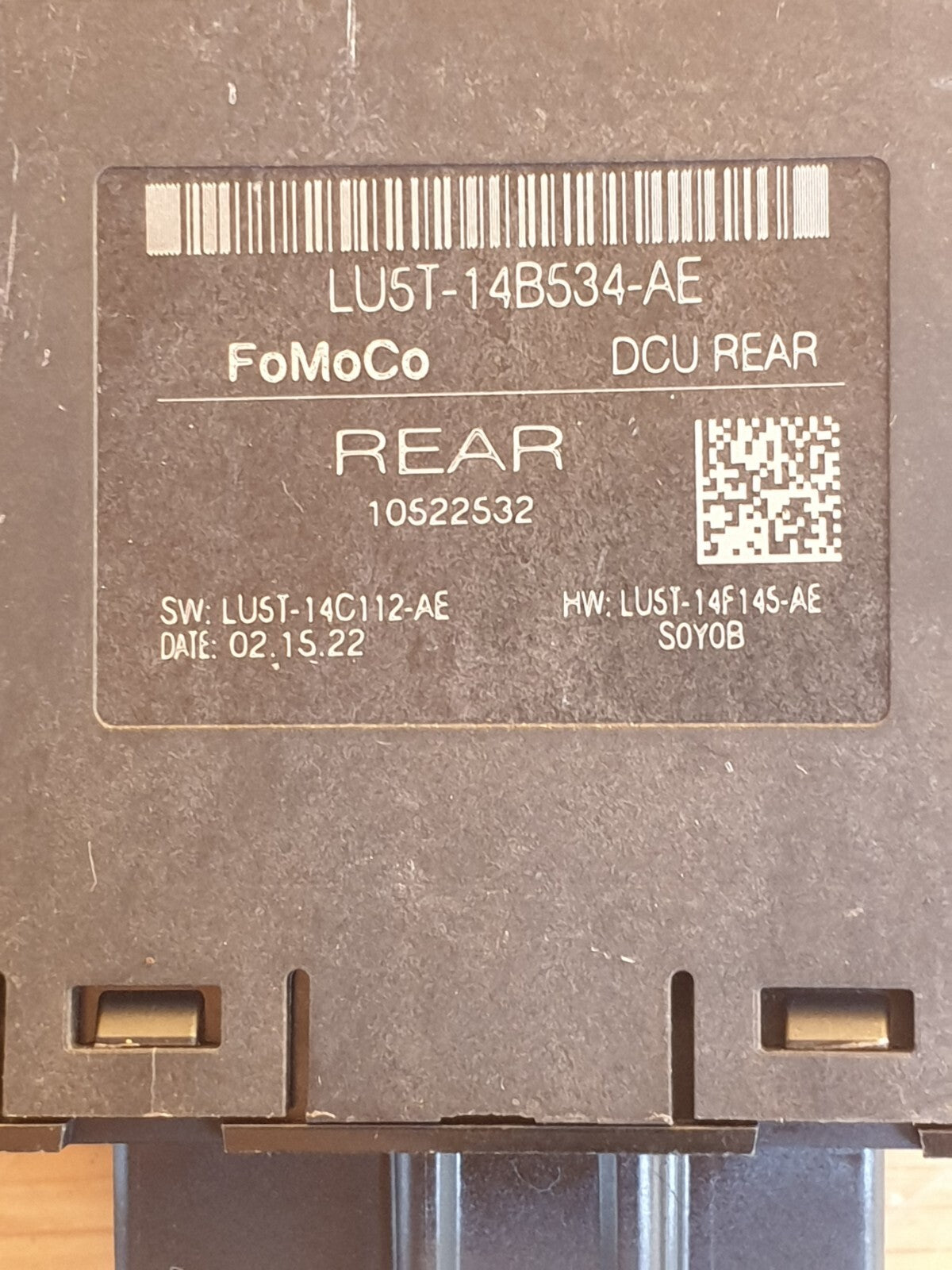 ✅FORD PUMA ST-LINE 1.0 PETROL 2022 REAR LEFT DOOR CONTROL MODULE LU5T14B534AE - Image 2