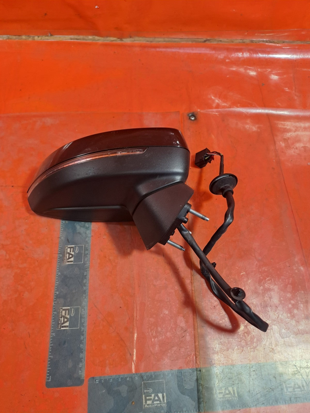 ✅2013 AUDI A3 8V 1.6D FRONT RIGHT WING MIRROR BLACK Z9Y + WARRANTY A338 - Image 10