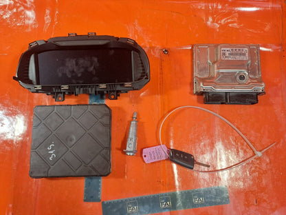 ✅SKODA KAMIQ Se 1.5 PETROL 2024 ENGINE ECU KIT 05E907309CB 654837167 2Q0937090F - Image 1