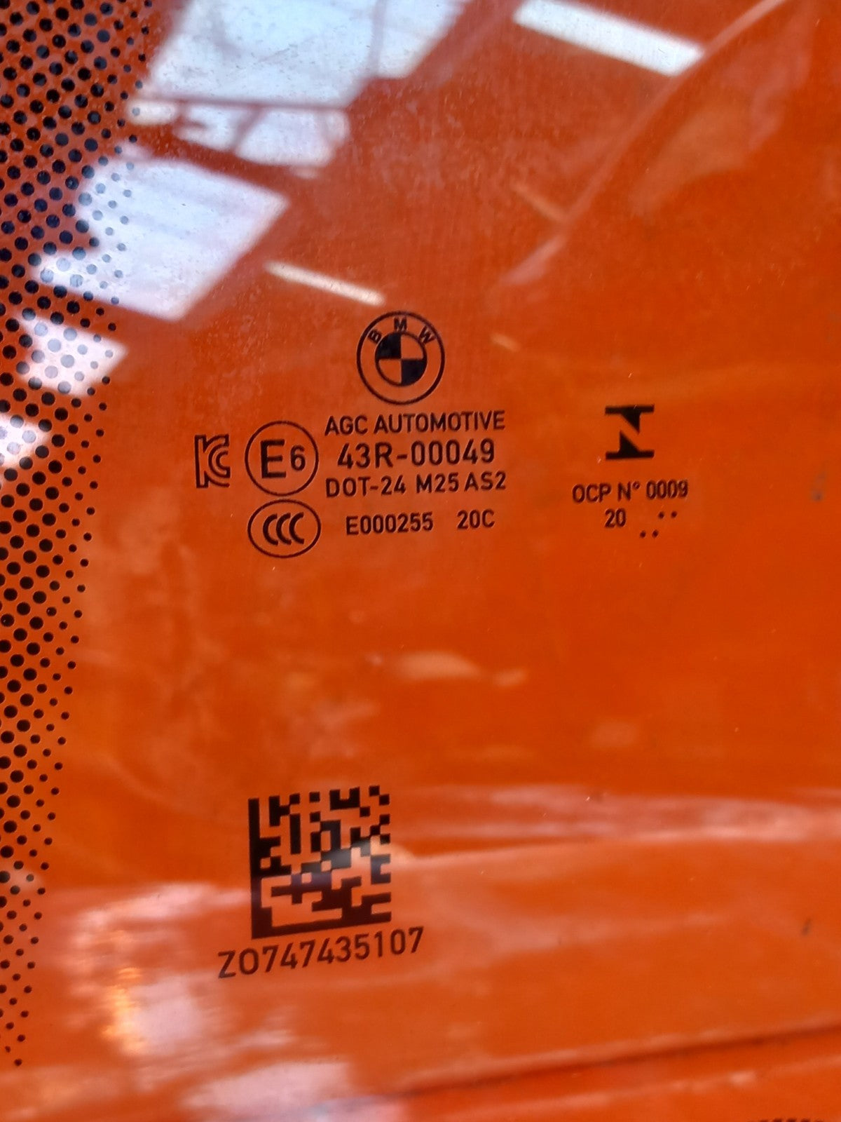 BMW F44 218I M Sport 2020 Rear Left Door Window Glass 7474351 Warranty A386 - Image 4