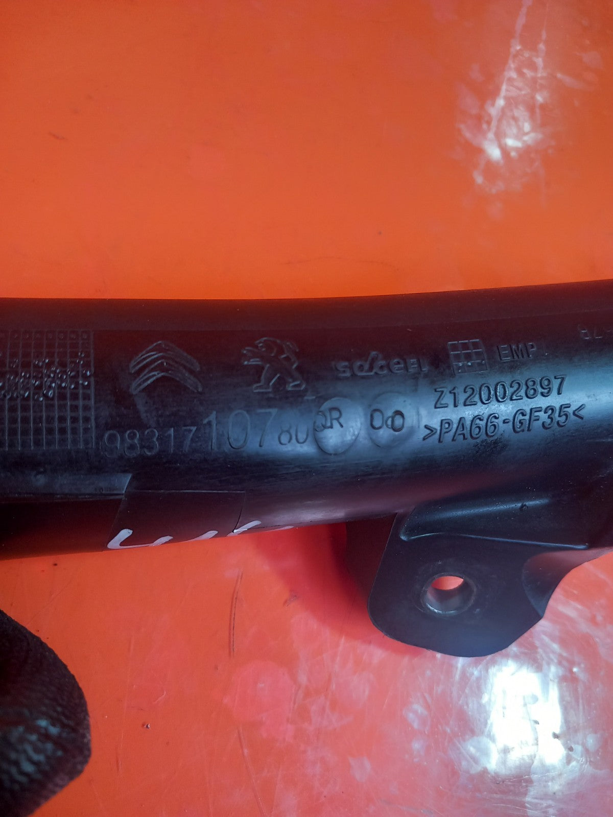 2020 Vauxhall Combo MK4 Air Intake Pipe 9831710780 Warranty A414 - Image 6