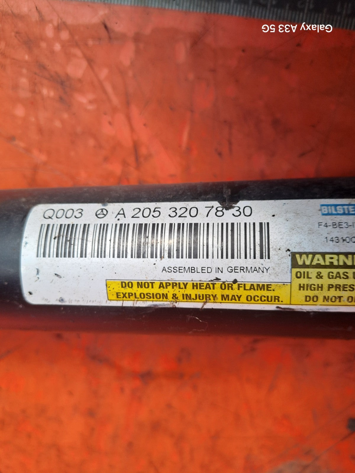 ✅MERCEDES W205 C220 2.1 DIESEL 2014 REAR RIGHT/LEFT SHOCK ABSORBER A2053207830 - Image 2