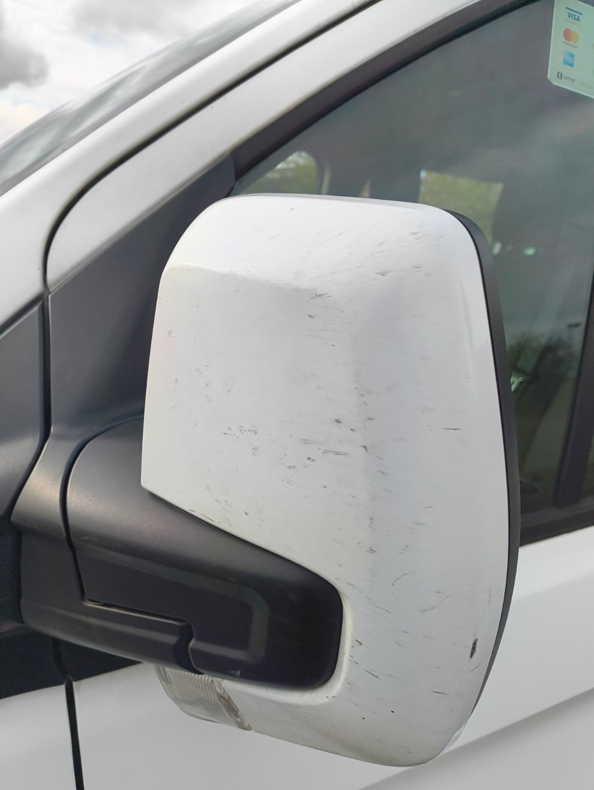 ✅Ford Tourneo Custom 2.2 Diesel 2015 Front Left Wing Mirror Power Fold White - Image 2