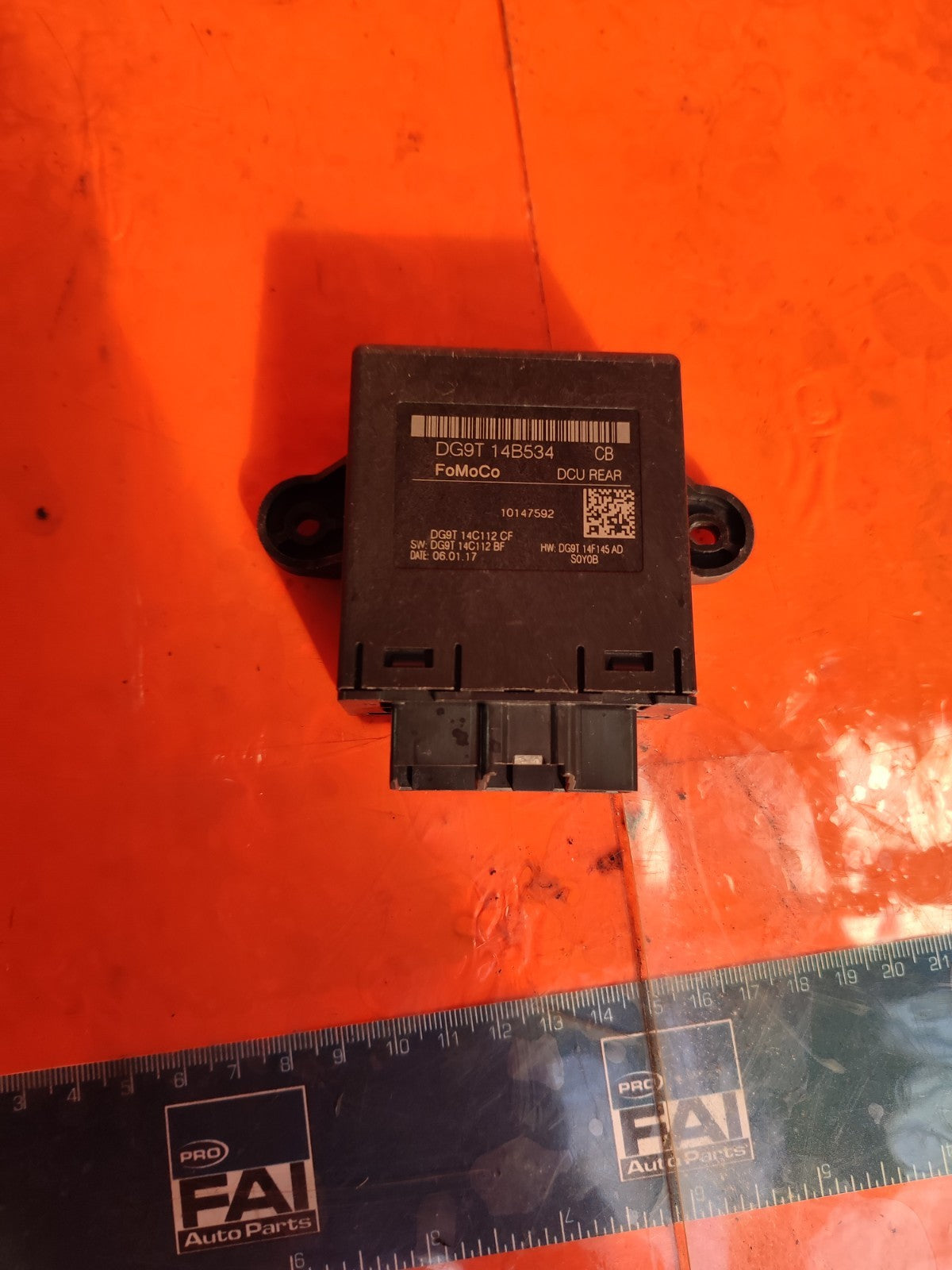 ✅2018 FORD GALAXY ZETEC DOOR CONTROL MODULE REAR DG9T14B534CB + WARRANTY A301 - Image 2