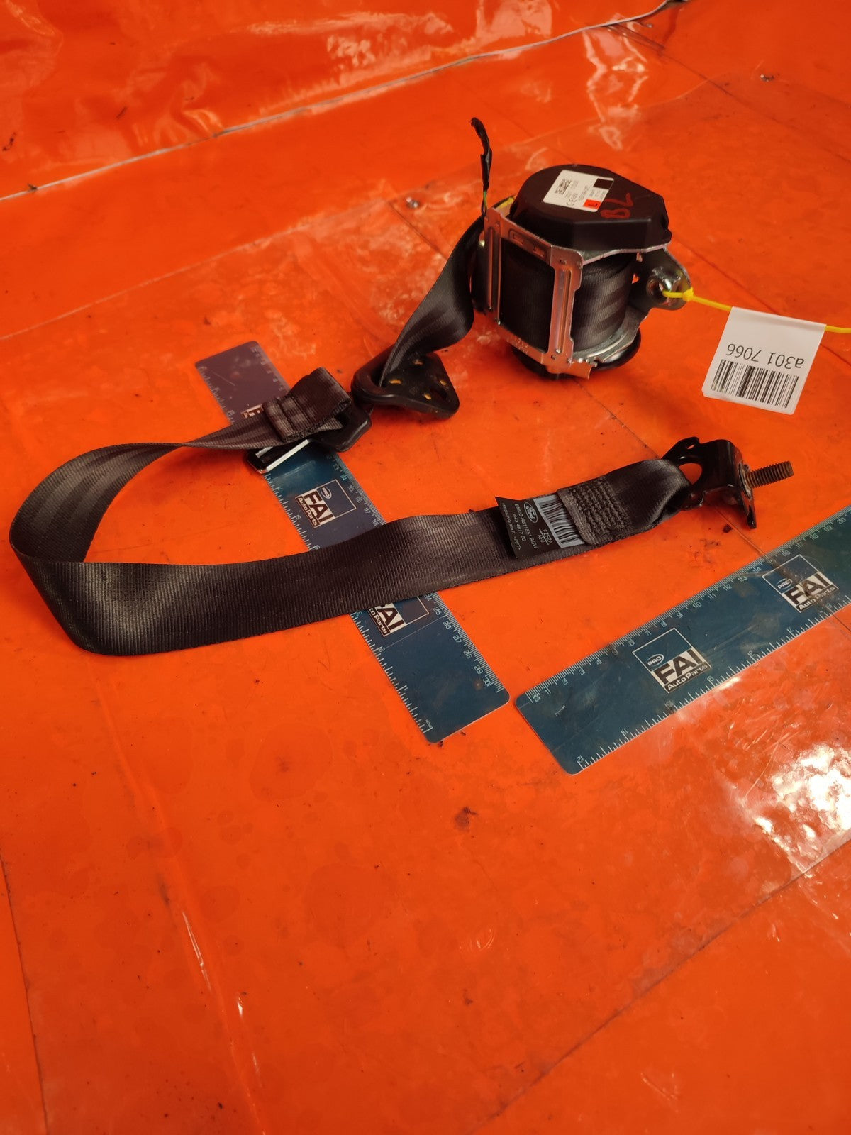 ✅FORD GALAXY ZETEC 2.0 DIESEL 2018 REAR LEFT SEAT BELT EM2BR611E51AGW 629199400D - Image 9