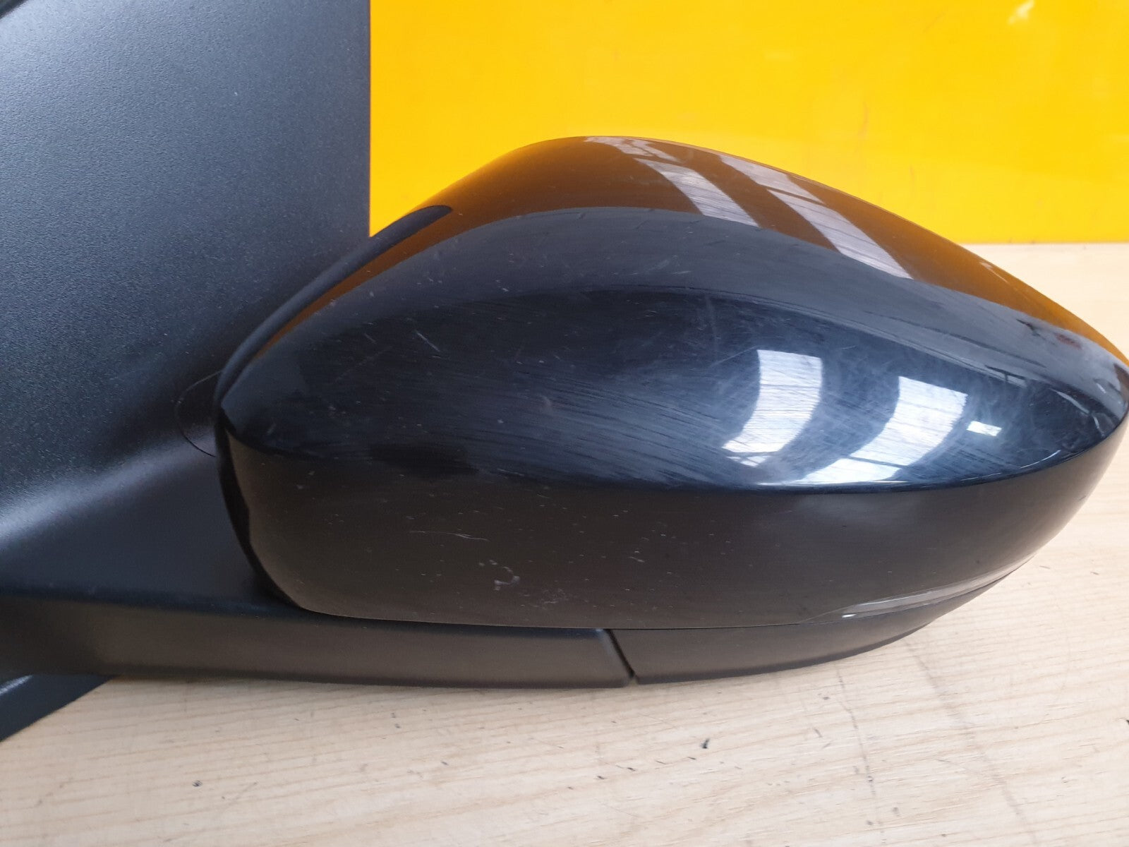 2017 VW POLO FRONT LEFT MIRROR PASSENGER SIDE BLACK 024483 X00 - Image 3