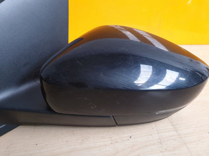 2017 VW POLO FRONT LEFT MIRROR PASSENGER SIDE BLACK 024483 X00 - Image 3