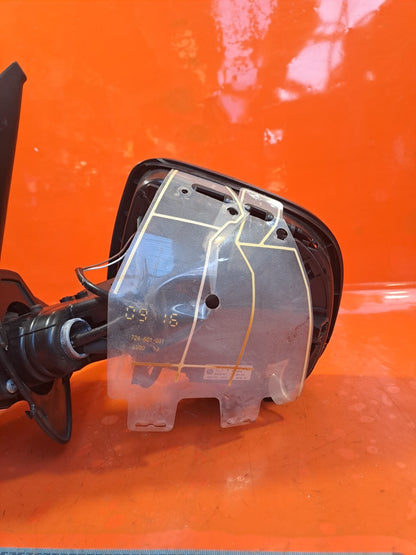 VW TRANSPORTER T6 2.0 DIESEL 2016 FRONT LEFT WING MIRROR E4023645 Damaged A225 - Image 9