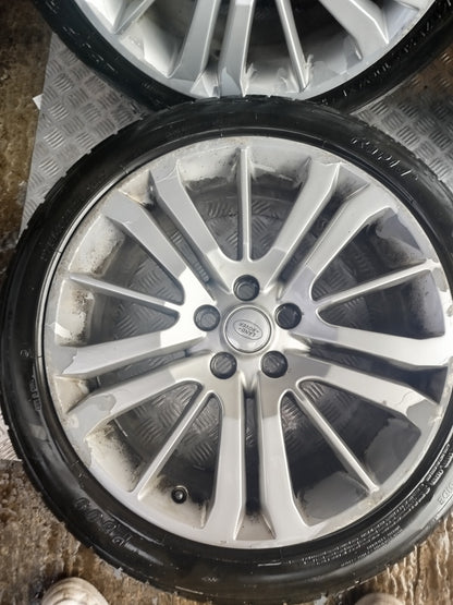 ✅2007 LAND ROVER RANGE ROVER L320 ALLOY WHEEL WITH TYRE 275/40 R20 SET WARRANTY - Image 2