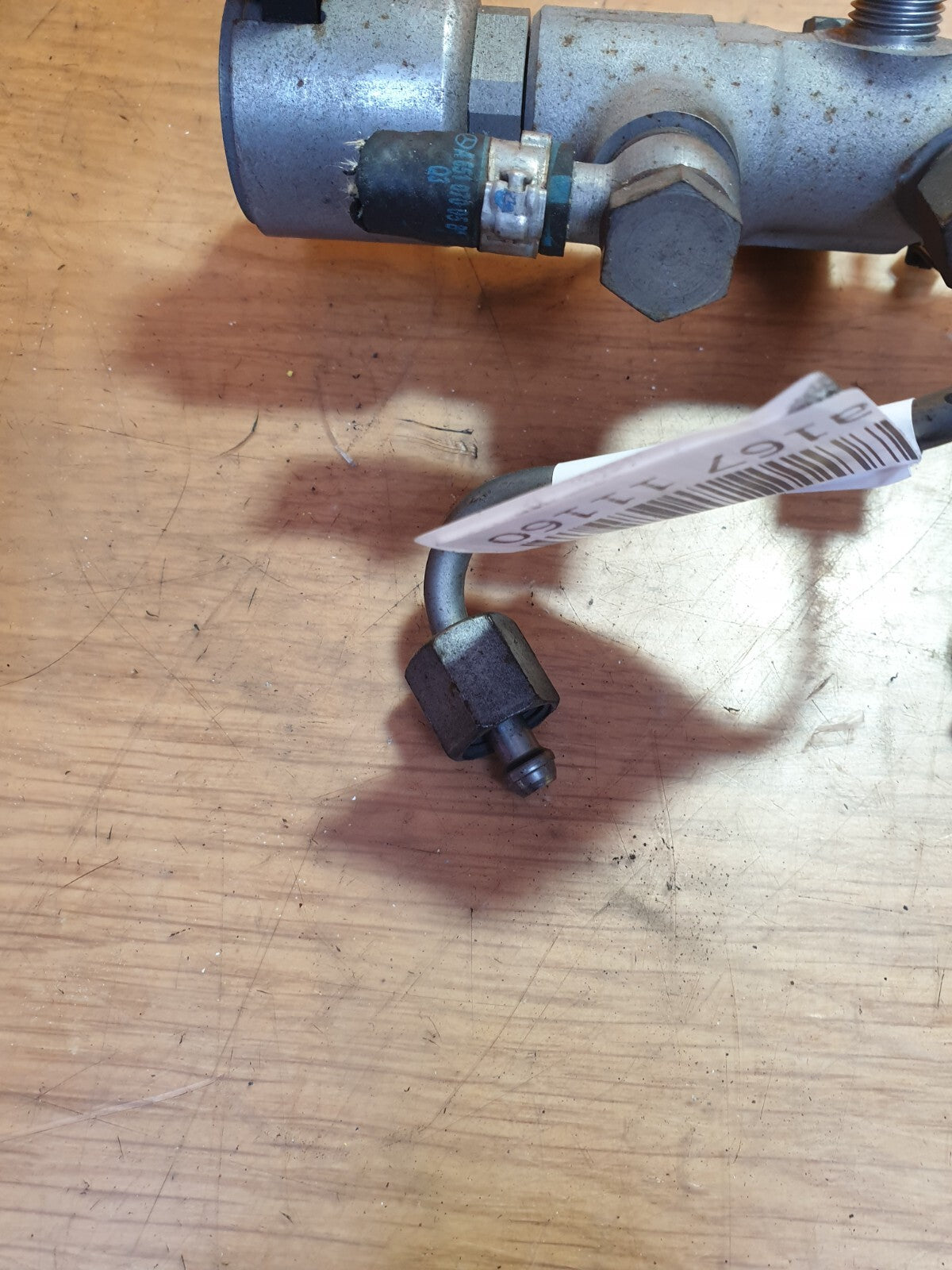 ✅2013 MERCEDES C CLASS W204 2.1CDI FUEL INJECTOR RAIL A6510700495 +WARRANTY A167 - Image 5