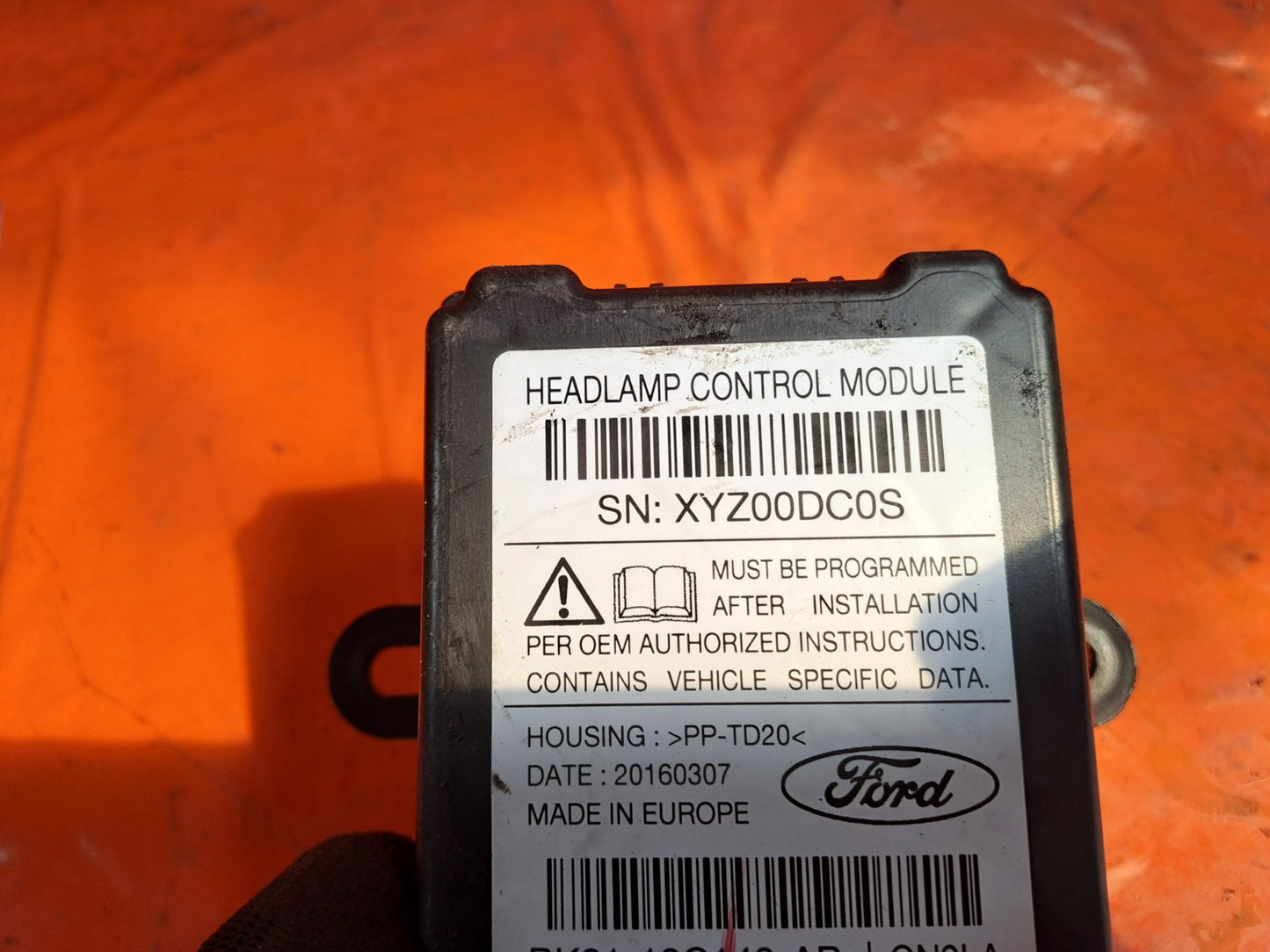 ✅2016 Ford Transit Custom Headlight Control Module BK21-13C148-AB +Warranty A373 - Image 3