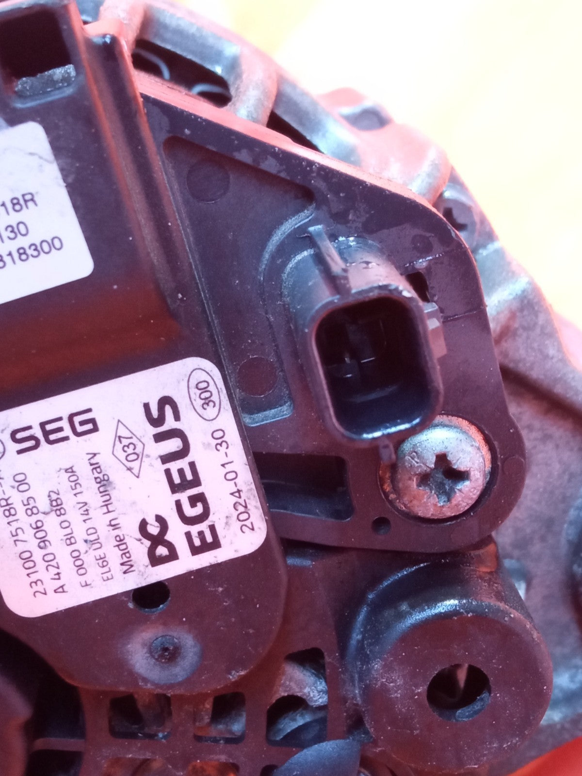 ✅Dacia Duster Journey 1.3 Petrol 2024 Alternator 231007518R Warranty A364 - Image 8