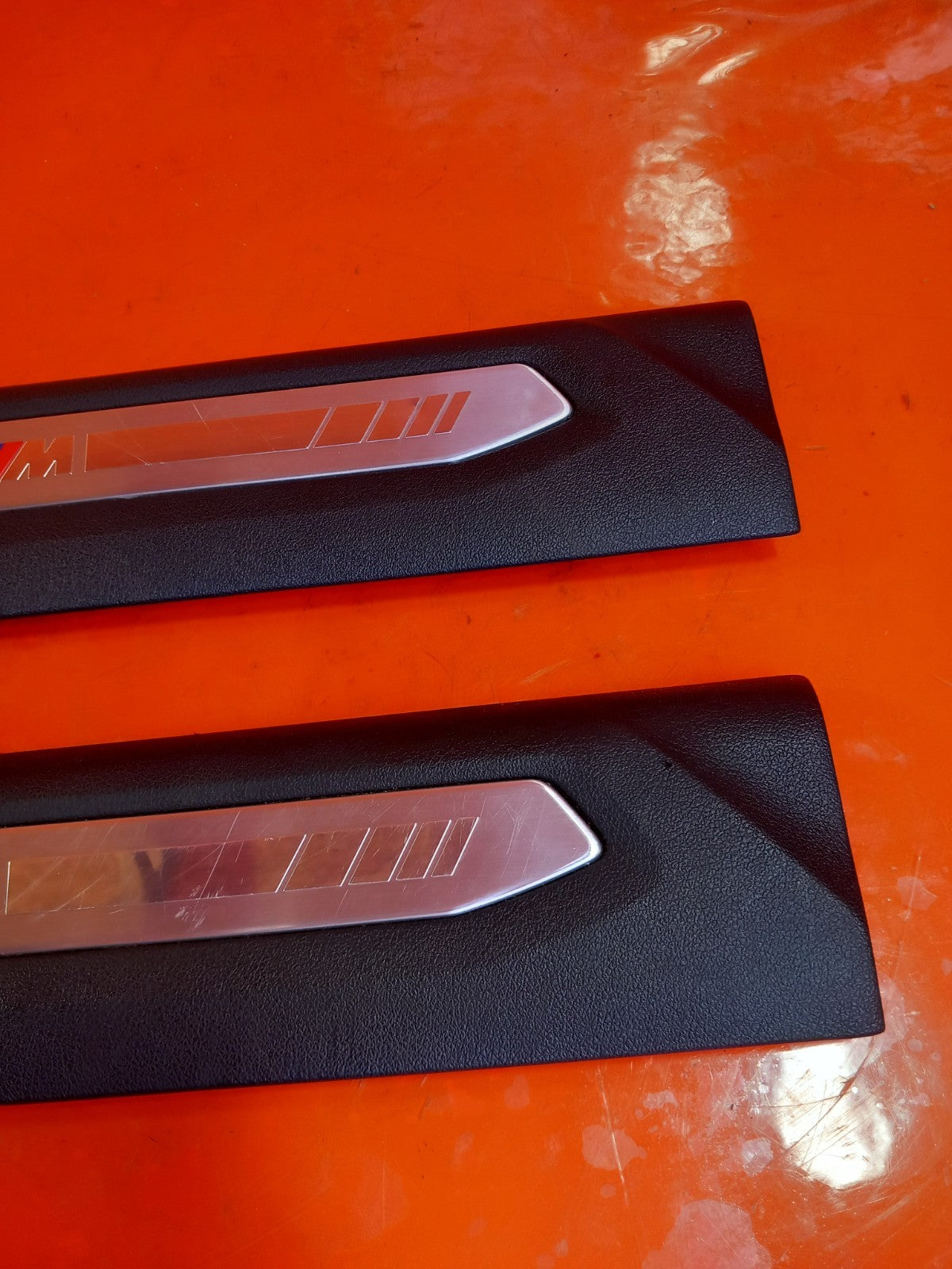 2020 BMW 2 Series F44 M Sport Front Door Sill Step Trim Pair 7489947 A386 - Image 4