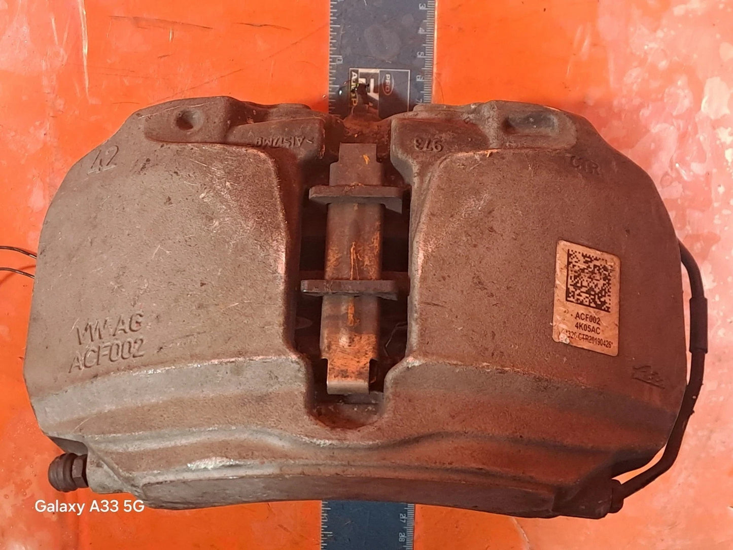 ✅Audi A6 S Line 2.0 Diesel 2019 Front Left Brake Caliper 4K05AC Warranty A040 - Image 4