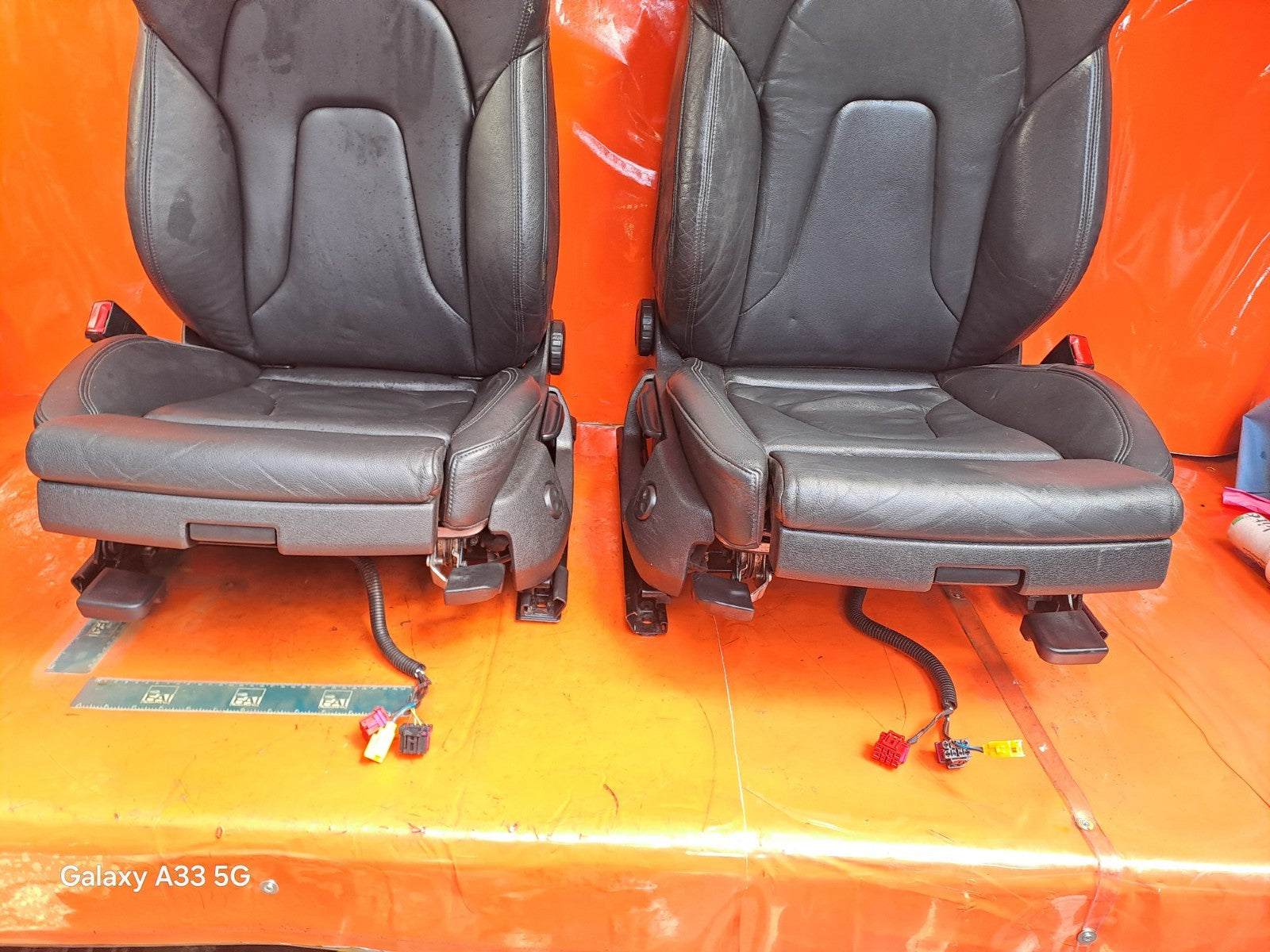 ✅2010 AUDI A5 8T S LINE 2.0P FRONT SEATS PAIR + WARRANTY A223 - Image 2
