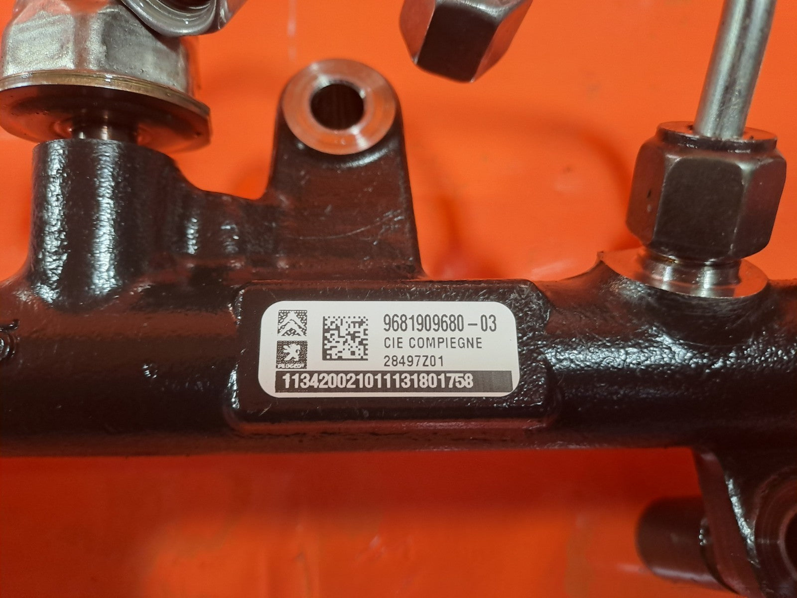 ✅2013 Ford Focus MK3 Fuel Injector Rail 9681909680 + Warranty A313 - Image 6