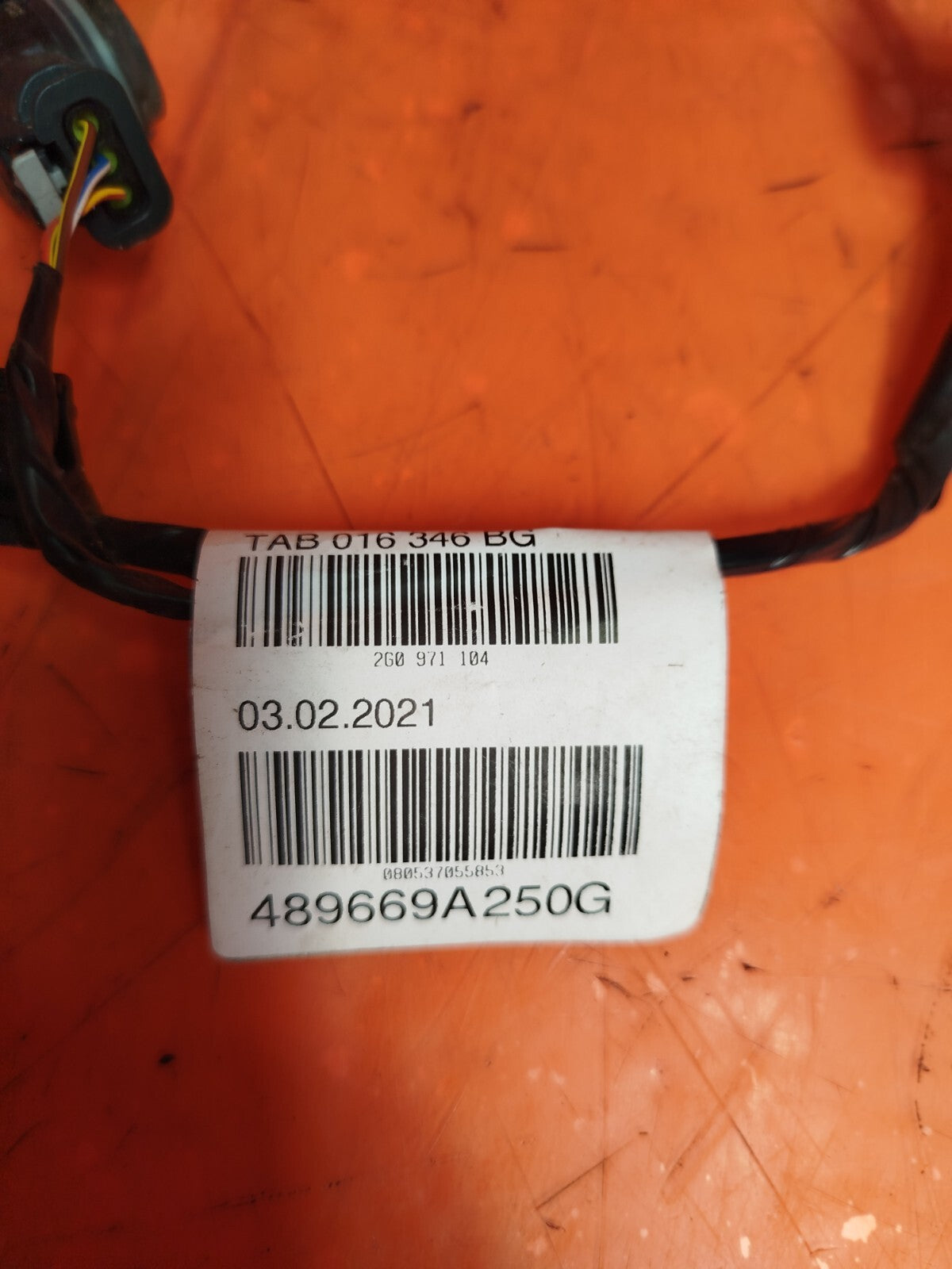 ✅2021 VW POLO MATCH 1.0P REAR BUMPER WIRING & SENSORS 2G0971104 + WARRANTY A214 - Image 8