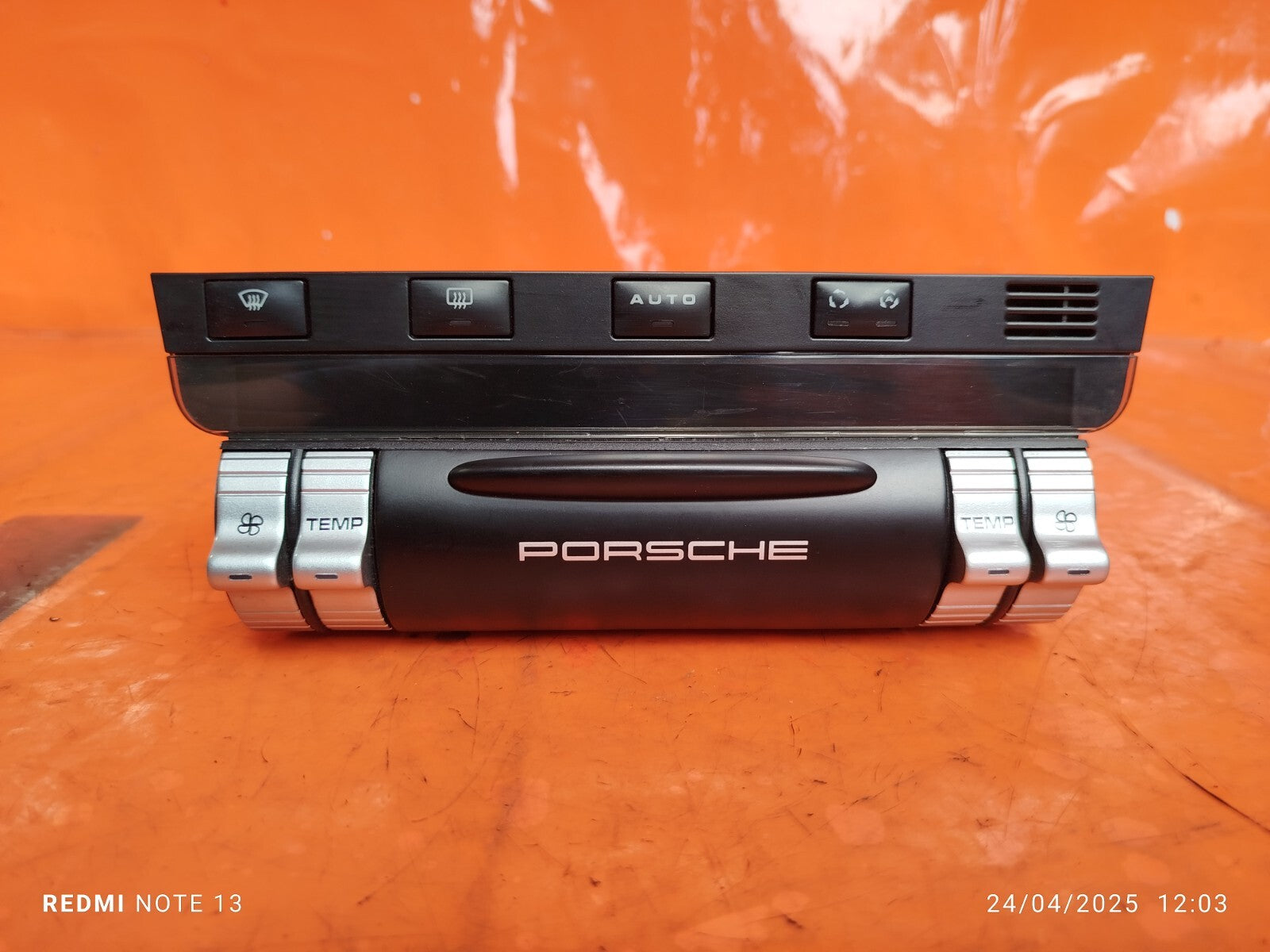 ✅2010 PORSCHE CAYENNE 9PA AC CLIMATE HEATER CONTROL SWITCH PANEL 7L5907040CH - Image 3