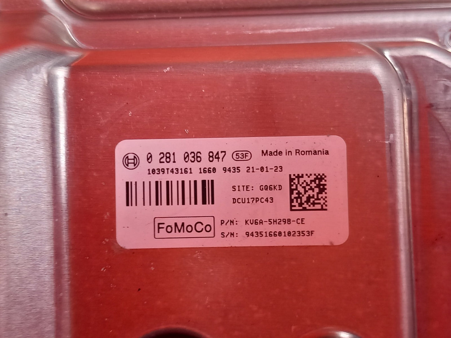 ✅Ford Transit Custom 2.0 Diesel 2021 Adblue Control Module ECU KV6A5H298CE A372 - Image 5
