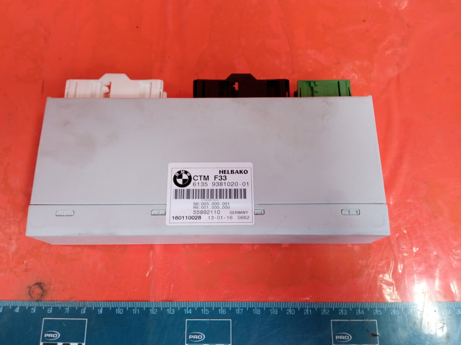 ✅2016 BMW 4 Series F33 Front Convertible Roof Control Unit 9381020 A368 - Image 11