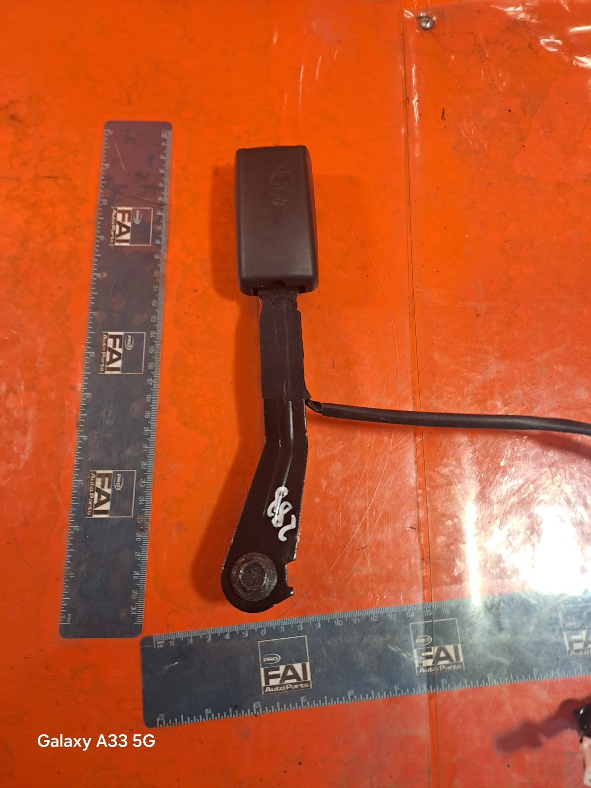 ✅2018 SSANGYONG KORANDO LE FRONT LEFT SEAT BELT BUCKLE 7461034002 +WARRANTY A288 - Image 9