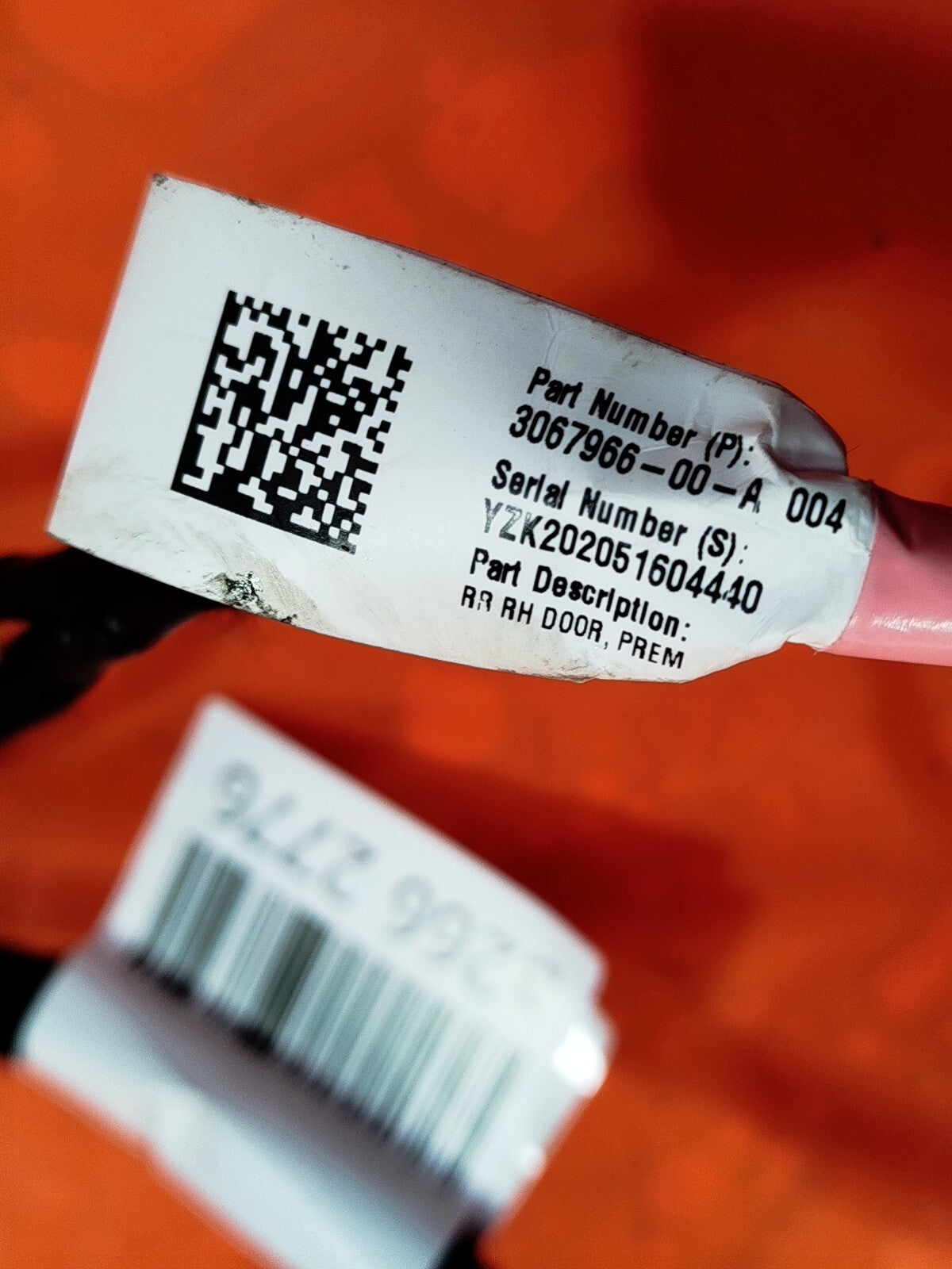 ✅Tesla Model 3 Long Range 2020 REAR RIGHT DOOR WIRING 3067966-00-A Warranty A266 - Image 10