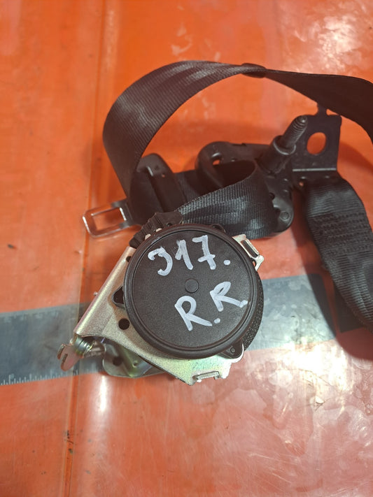 ✅2015 RENAULT ZOE DYNAMIQUE SEAT BELT REAR RIGHT 888408626R + WARRANTY A317 - Image 2