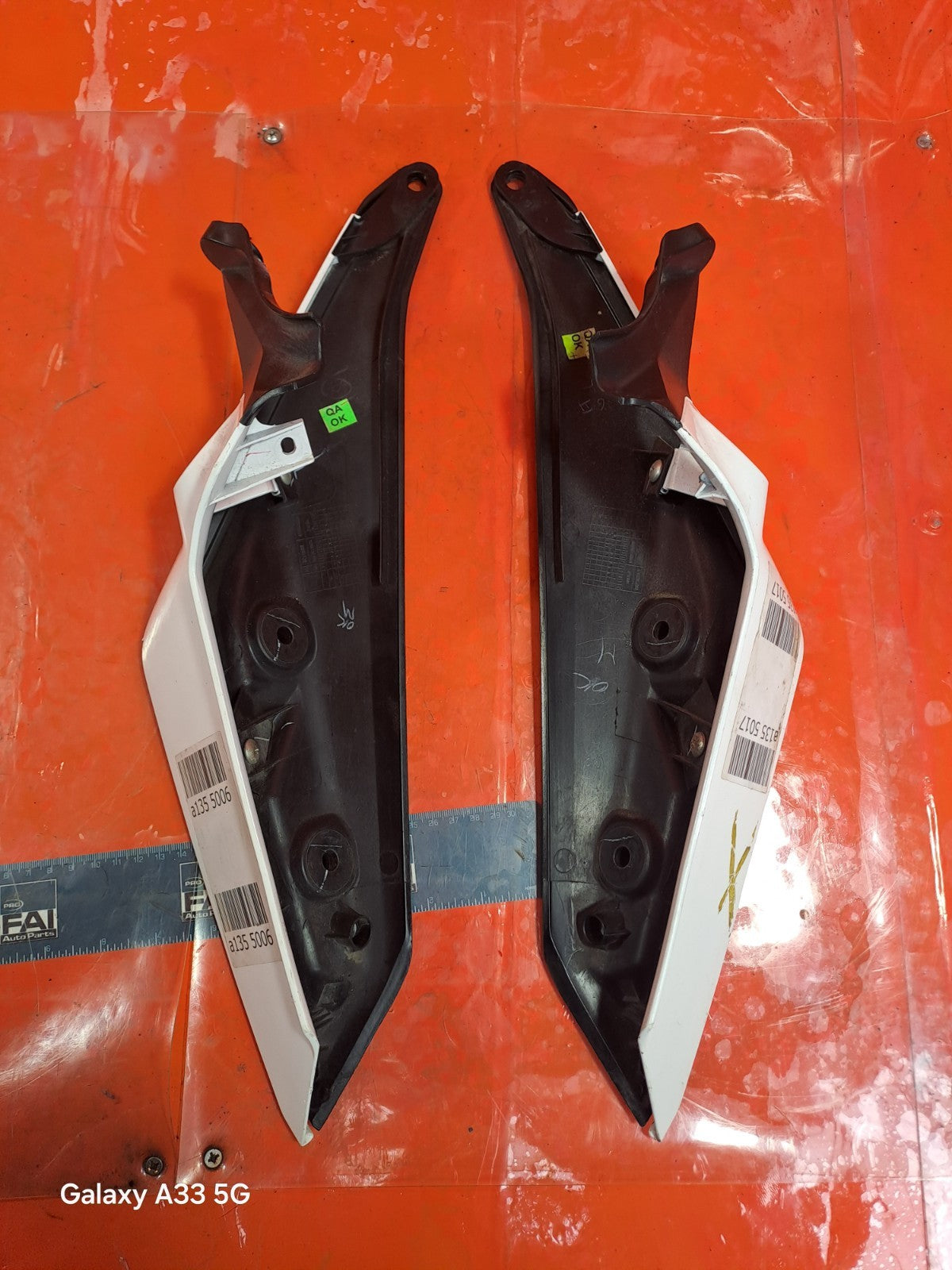 ✅KTM 125 Duke Petrol 2019 Seat Cowl Lower Trim Plastic Cover Pair JP181005 A135 - Image 8