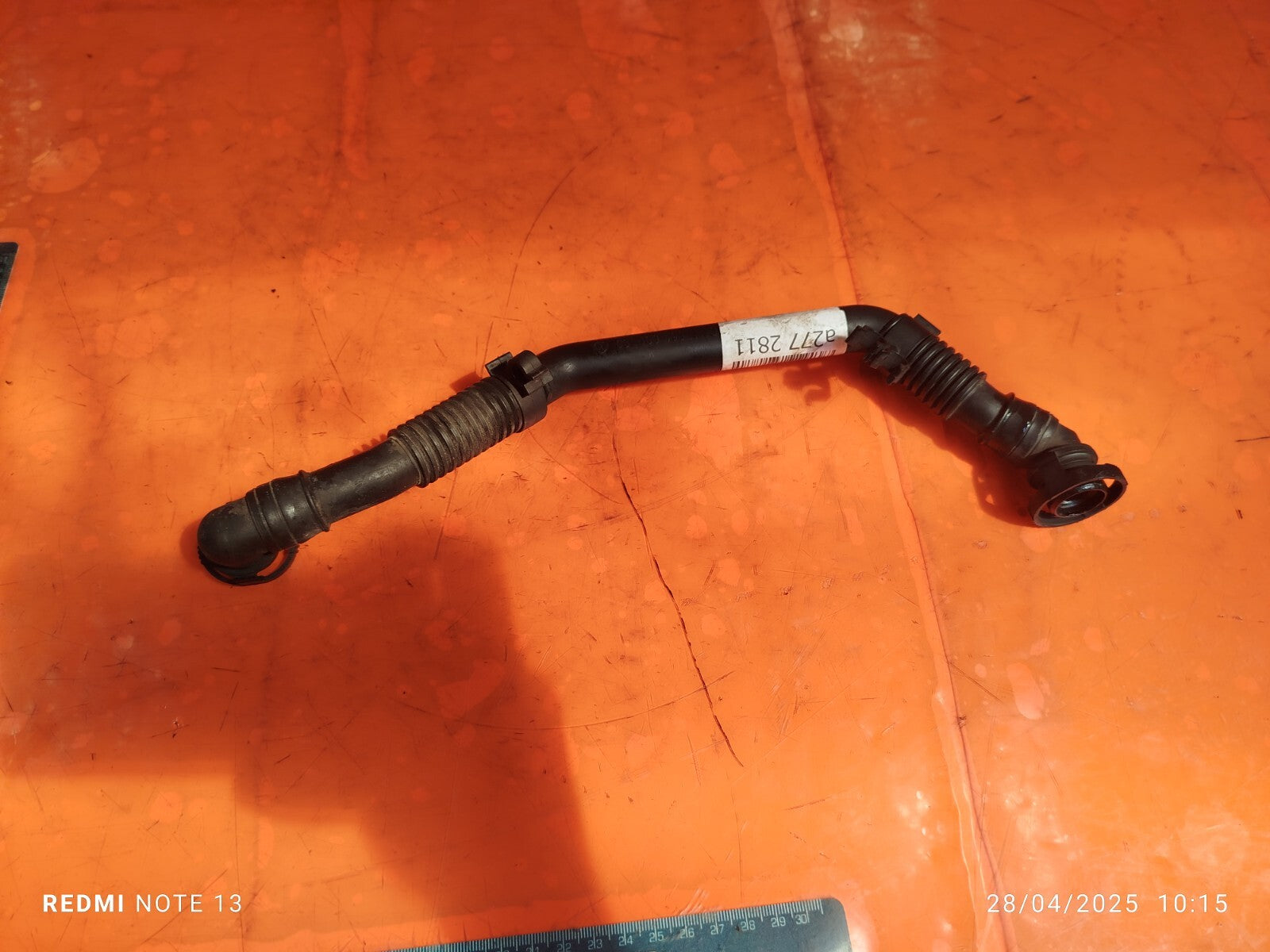 ✅VW CRAFTER CR35 2.0 DIESEL 2017 AIR INTAKE BREATHER PIPE HOSE 03L103493N A277 - Image 1