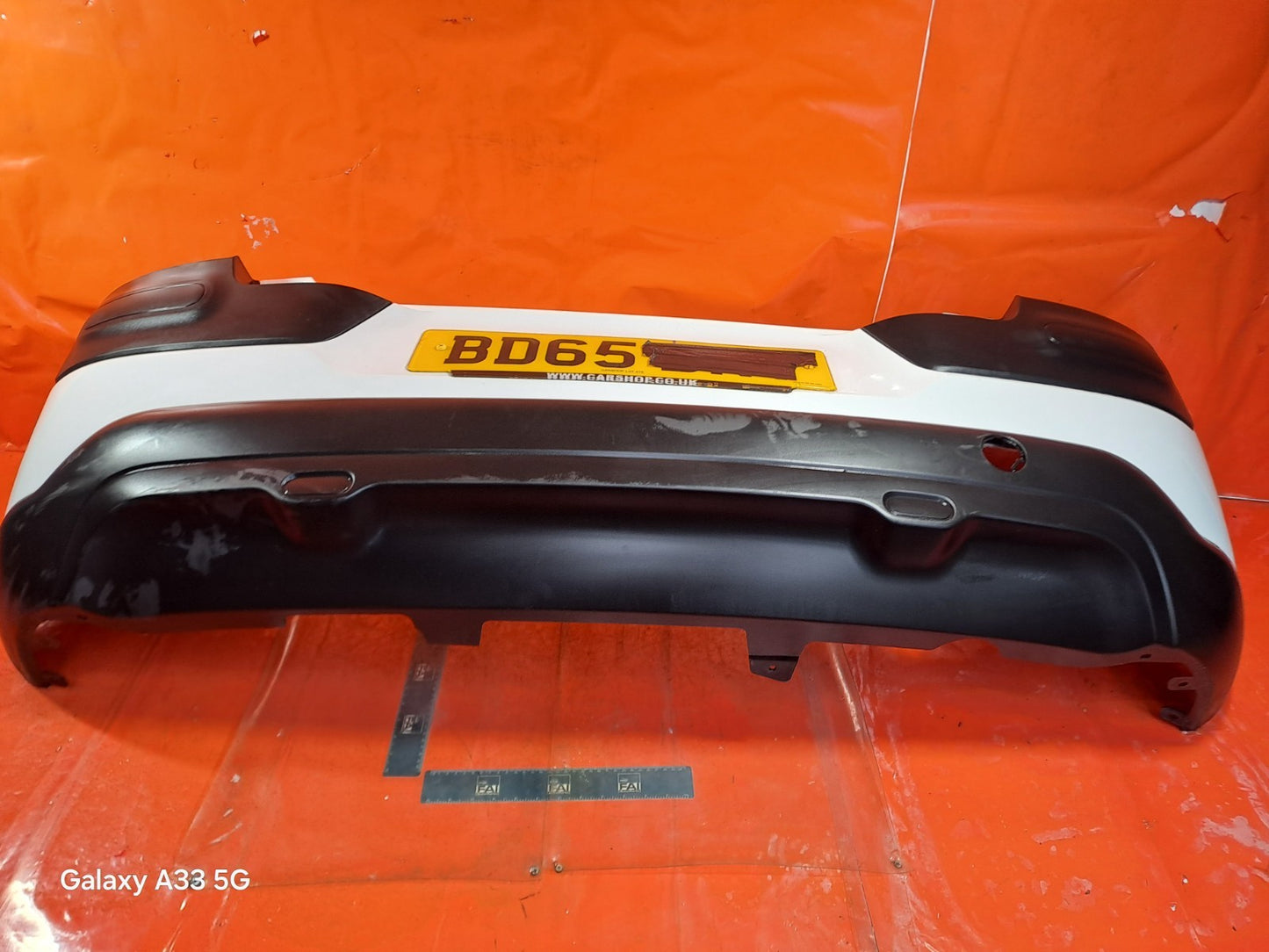 ✅CITROEN C4 CACTUS 1.6 DIESEL 2015 REAR BUMPER WHITE Warranty A327 - Image 2