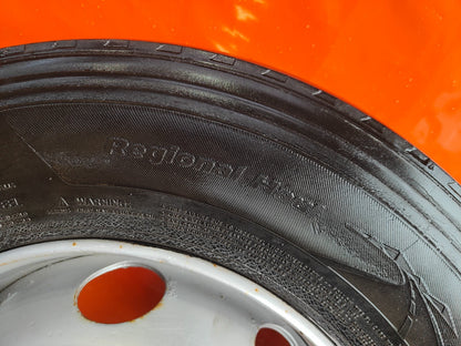 ✅2003 VOLVO FL 5.5D FRONT ALLOY WHEEL WITH TYRE 265/70 R19.5 + WARRANTY A324 - Image 11