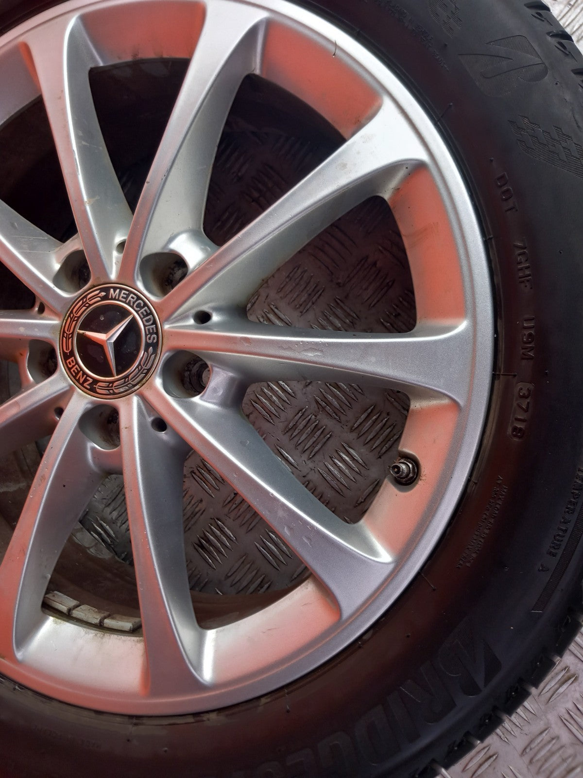 Mercedes A Class W177 Sport 2018 Alloy Wheel w/ Tyre 205/55 R17 Warranty A297 - Image 3