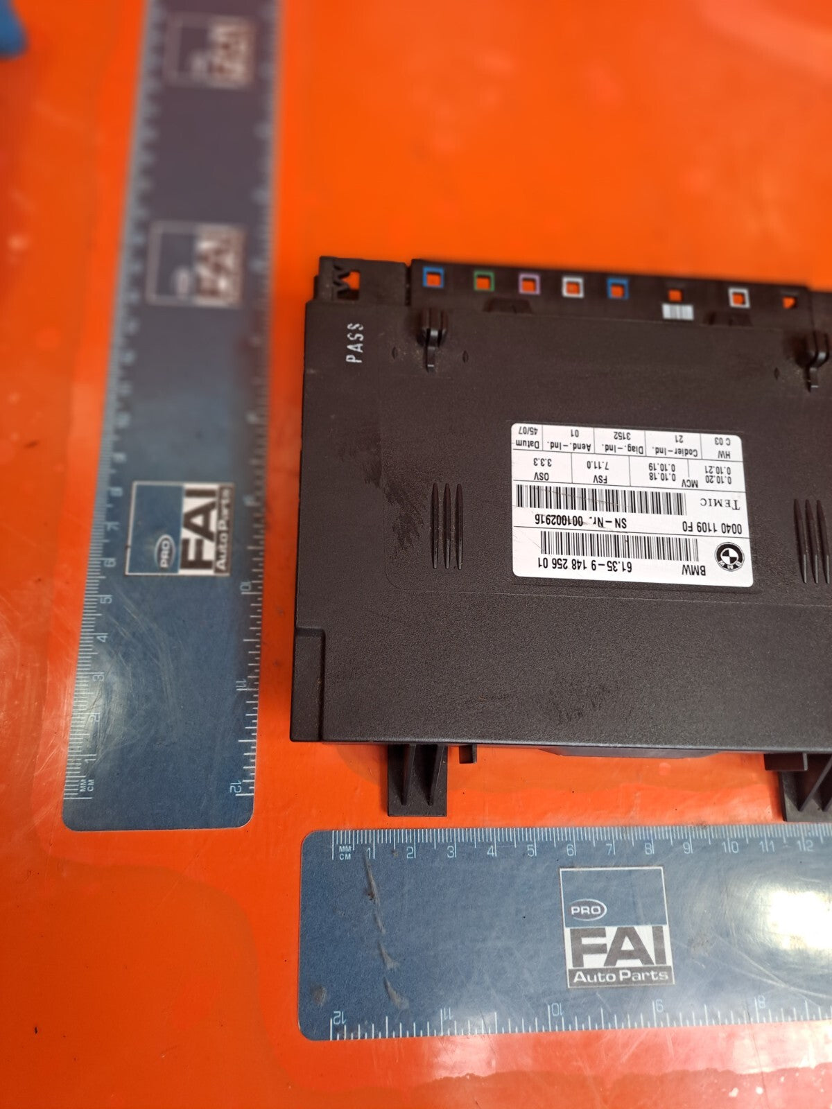 ✅2008 BMW 7 SERIES E66 SEAT CONTROL MODULE 9148256 + WARRANTY A255 - Image 7